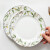 瓷秀源骨瓷饭盘菜盘家用汤盘陶瓷圆形盘子水果碟子餐盘餐具 7英寸月光盘