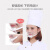 LISM餐饮口罩塑料厨师口罩透明微笑食堂餐厅饭店口罩防雾防飞沫口水罩 3个试用装