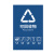 安燚 有害垃圾（国标1） 垃圾桶分类标识贴纸墙贴北京上海杭州深圳垃圾分类提示贴GNG-552