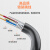 福为胜（FUWEISHENG）复合成品光缆室外单模铠装带电源线光纤免熔接光纤入户线 6芯+2*1.0电源 50米