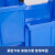 奔新农 加厚货架斜口零件盒组合式物料盒螺丝盒塑料盒子元件盒分类收纳盒 蓝色C7#180*115*80加厚