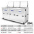 YL-3018GH大型工业超声波清洗机三槽带烘干功能 机械清洗设备 YL-3060GH  264L  清洗(过滤)+漂