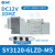 SMC电磁阀sy312032203140-5lzdloutC4C6M5f26q SY3120-6LZD-M5 DC12V SY31