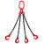 琴奋吊索具套装起重吊钩吊环组合铁链起重吊具G80锰钢链条