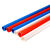 PVC穿线管16 20 25 家装电工套管预埋阻燃穿线电工红蓝色管走线管 16轻型100米
