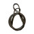 鑫亨达（XINHENGDA）插编钢丝绳起重吊装双扣吊索具编头子起重工具钢丝绳 24毫米2米