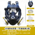 XMSJ实验室防毒面具面罩全面罩化工气体防刺激性气味全脸防硫化氢生化 A8+7号盒防尘毒