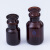 蜀牛玻璃广口瓶60试剂瓶125大口250茶色500ml棕色1000毫升磨砂口 棕色125ML(高硼硅)