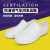 超轻卫生靴面点师加工厂厂防尘洁净食品厂专用工作鞋 白色 45