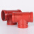 寸寸加厚镀锌管水管自来水管铁水管钢管加工外丝对丝 DN80(3寸)*8CM (加厚)