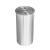 定制台面嵌入式不锈钢垃圾桶翻盖摇盖装饰厨房卫生间隐形台面方形 圆形-直径21cm+桶高40cm