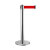 一米线栏杆 伸缩栏杆座机场礼宾杆1米线隔离带学校排队立杆不锈钢 不锈钢立柱配3米伸缩带
