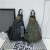 清奈户外大容量胸包男女通用运动斜挎包日韩版男包旅行包渔具包包 黑色