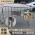 金蝎 不锈钢铁马护栏临时围挡可移动道路安全隔离栏商场学校分流防护围栏 304不锈钢1.2米高2米宽一套（定制 