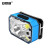 安赛瑞 应急LED灯感应头灯 强光远射充电式夜钓鱼灯 头戴式手电筒 蓝色 310855