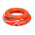 松叶森林 标准塑料抗洪防汛船用救生圈 CCS高品质4.3KG救生圈 橙色 个 