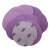 芙蓉花（FURONGHUA） 自粘植绒砂纸 3英寸75mm紫色砂纸 打磨汽车漆面砂纸定制 100#