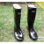 雨靴 矿工靴 矿工雨靴 高筒 三防雨靴 耐酸碱耐油雨靴上海牌双钱 黑色 44