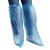 蓓尔蓝 GF753 一次性鞋套高筒防水PE塑料加长加厚养殖厂机场实验室 加厚100只(50双)