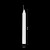百舸 应急照明蜡烛 直杆蜡圆柱停电应急长蜡烛（十支装）白色 2*20cm  ZA2076