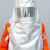 劳卫士 消防隔热服LWS-007-A 防辐射热1000度 连体式带背囊 银色 1套