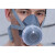 仁聚益重松制作所口罩日本面具单罐防尘霾电焊可水洗滤芯定制 单罐DR76D(塑料头带)