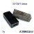 U盘外壳套通用配件塑料壳体加工USB接口插头读卡器透明壳N12 53*24*14黑透 N12