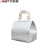 无纺布保温袋 加厚铝箔打包袋保温保冷袋手提袋子  白色 30*30*20CM 50个