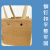 安达通 牛皮纸手提袋 礼品袋加厚材质鲜花袋铆钉款包装袋 墨绿色12×12×12cm 10个
