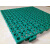 加厚工程地垫浴室淋浴防滑塑料拼接垫卫生间厨房隔水PVC胶垫 绿色 30X30CM高1.5CM软材质(7片