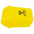 海斯迪克 HKyt-23 加厚黄色棉签桶塑料桶 带盖医疗桌面迷你小收纳盒利器盒 棉签桶大