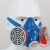 扬笙福适用定制适用杭州蓝天牌自吸过滤式防颗粒物呼吸器面具301-XK型防 唐丰双罐防毒面罩