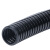 谐晟 PP塑料阻燃波纹管 可开口穿线软管汽车线束保护管 开口AD11.6 100m 黑色 1卷 X92122