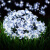 博雷奇太阳能5W及以下灯串闪烁彩灯户外防水花园景观装饰气泡球 暖光100灯12米樱花 8模式