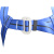 上知科锐 KR-AQD 配双肩背 双腿 腰带 围杆带 后背绳 涤纶 蓝色 全方位安全带 