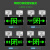 定制新国标消防应急灯LED安全出口指示灯牌二合一疏散双头应急照明灯 接线-指示灯-单面正向