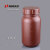 NIKKO塑料瓶大容量大小口试剂瓶广口黑色棕色避光瓶HDPE白色样品 棕大口2L