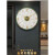 伯莎丹顿（BERTHA  DENTON） 现代轻奢黄铜贝壳挂钟客厅家用时尚静音钟表免打孔创意石英钟表 小号金属盘-进口机芯
