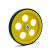 千石计米轮编码器轮同步轮橡胶轮包胶喷码机同步器轮子 周长300mm轮   孔8