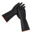 曼睩M067黑色耐酸碱手套45cm防水防滑皱纹耐磨加厚劳保手套