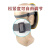 电焊面罩焊工眼镜二保氩弧焊接全脸防护面具透气轻便防烤脸焊帽9 塑料PC+玻璃灰镜/绑带