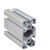 萨隆工业铝型材 4080欧标加厚铝材欧标40*80重型工业铝流水线铝材 4080WB白色欧标