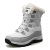 纽卡迈雪地靴中筒靴女鞋2022年新款冬季加绒加厚防水防滑保暖雪地靴白色 白色lf913 35