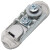 火焰鼠 配电箱锁 电柜门把锁 设备锁执手锁通信箱锁 403(亚光锌合金) HJ63