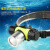 潜水电筒LED充电强光潜水头灯水下照明灯游泳潜水装备防水电 5W防水头灯一电一充(白光)