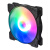 玩嘉 荧彩RGB电脑主机散热风扇12CM散热风扇游戏机箱大4D接口散热风扇 魅影五彩RGB风扇（黑色）X5个
