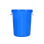 晶立凡 塑料水桶储水圆形加厚蓄水桶 带盖 160升