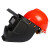 千井赛瑞佳电焊面罩配安全帽支架高空面罩氩弧焊接焊工电焊帽防烤脸防