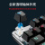 优派机械键盘鼠标三件套装游戏电竞青黑轴手托有线笔记本电脑办公 蓝拼白 104键 官方标配 游戏黑轴