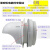 橙央（CHENGYANG）烟道止逆阀油烟机止逆阀穿玻璃孔窗户厨房抽油烟机止回阀排烟管 穿墙式第二款止回阀+卡箍